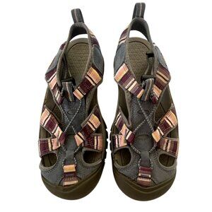 Keen Womens Newport H2 Sandals Size 7  Water-Resistant Outdoor Shoes Stripped